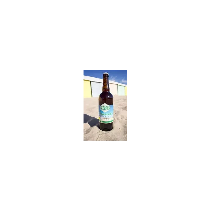 Bière Artisanale IPA DRAPEAU VERT 75 cl par la Brasserie GRANDES MAREES