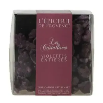 Fleurs Violettes Cristallisées dans du sucre 75 gr