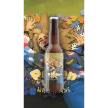 POLLEN PARTY 7.6° 75CL Bière de Printemps de la Brasserie CHROMATIQUE
