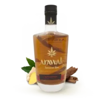 ARAWAK  Rhum Arrangé Version  "APHROSDISIAQUE" GINGEMBRE BOIS BANDE 70 cl