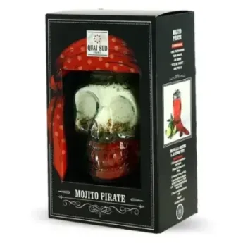 mélange pour mojito pirate mason jar "tête de mort" quai sud