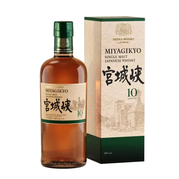 Whisky Japonais MIYAGIKYO 10 Ans Single  Malt 45° 70 cl