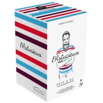 ASTUCIEUX MERLOT BIB de 5 Litres Vin Rouge