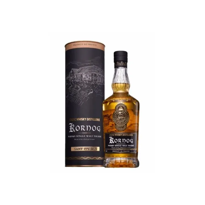 Whisky Kornog Saint Ivy 2025 – Single malt tourbé Bretagne