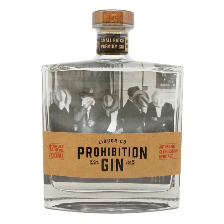 Gin australien Prohibition Original – Bouteille carafe