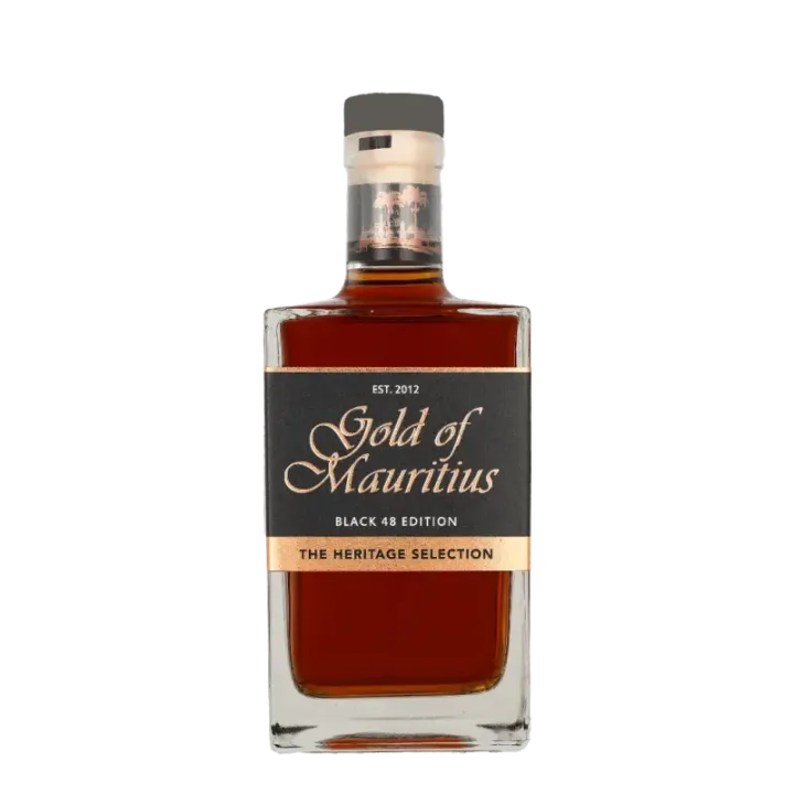 Rhum Gold of Mauritius Black 48 Edition 48% Intense et Raffiné