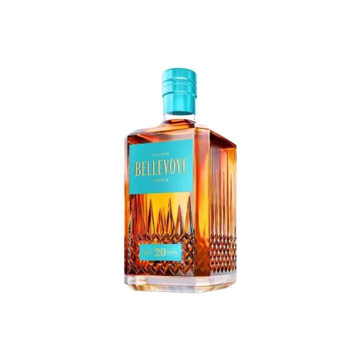 Bellevoye Turquoise 20° : boisson spiritueuse à base de whisky