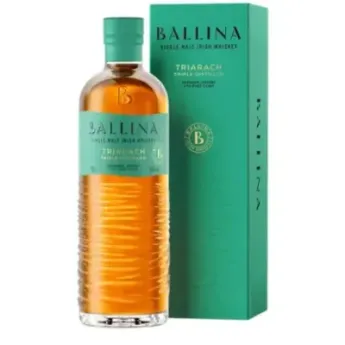 Whiskey Irlandais Ballina Triarach 43° Triple Distillation 70cl