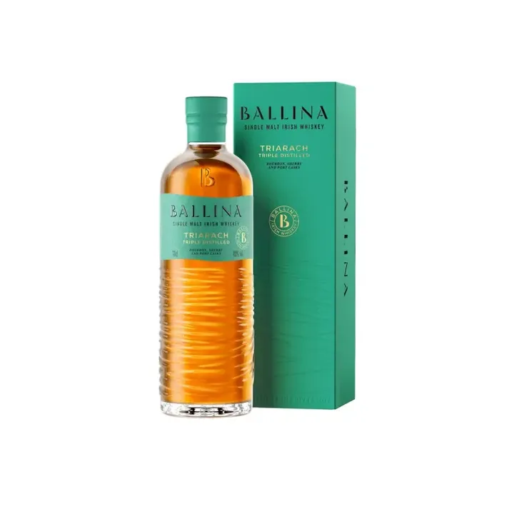 Whiskey Irlandais Ballina Triarach 43° Triple Distillation 70cl