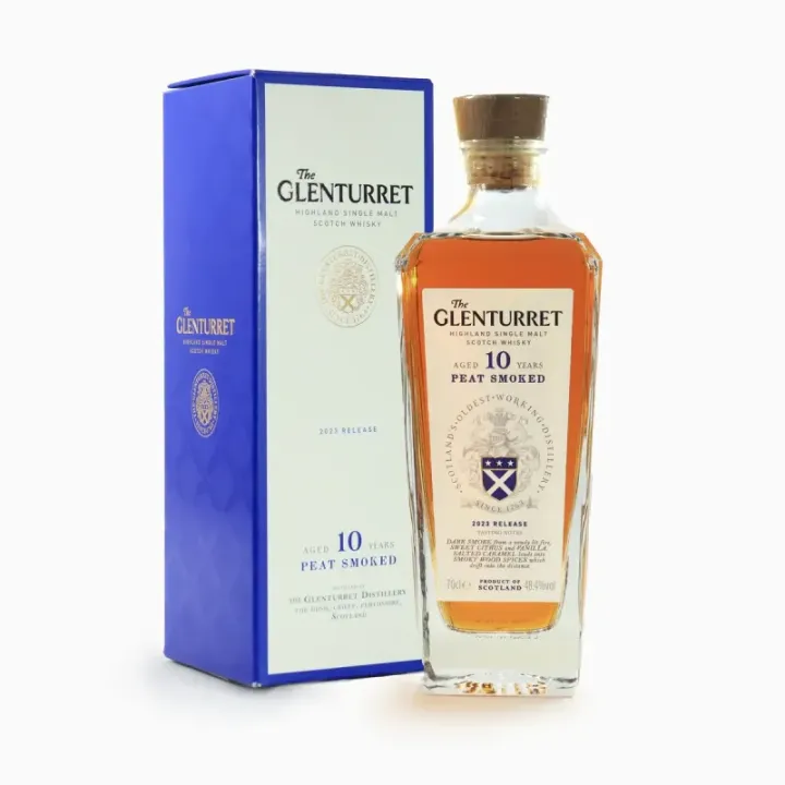 Whisky Glenturret 10 ans Peat Smoked 48,4° Single Malt Écossais