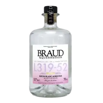Braud & Quenesson Rhum Blanc Parcelle FOND de POTERIE 52°