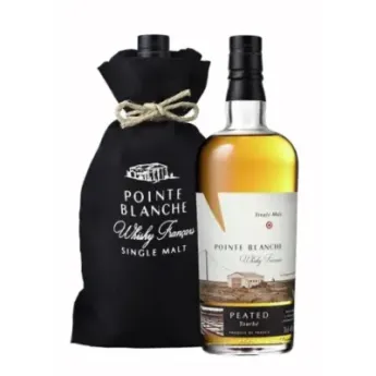 Pointe Blanche Whisky tourbé 70 cl 44°