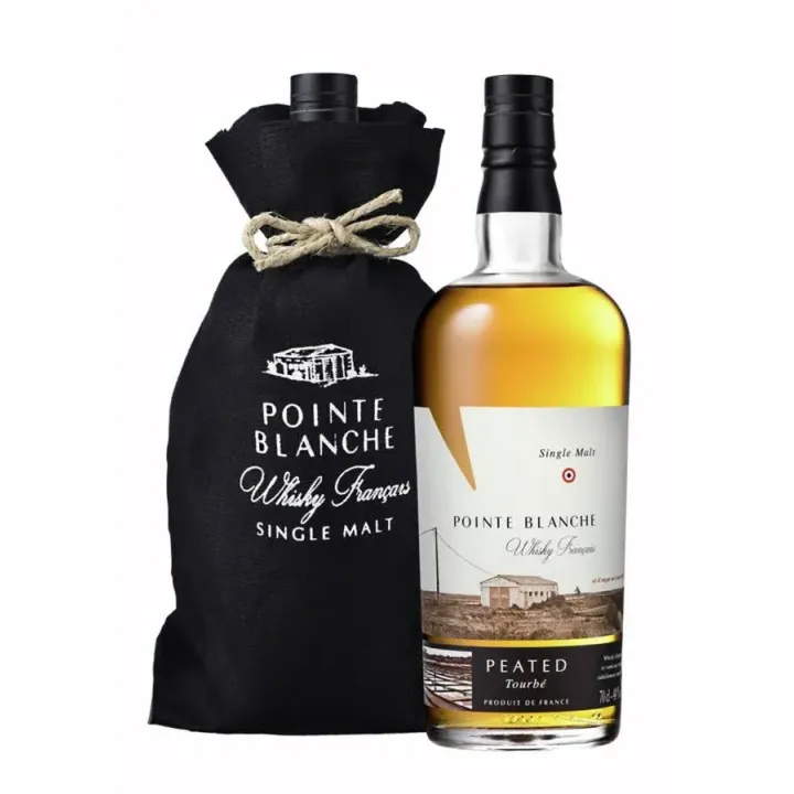 Pointe Blanche Whisky tourbé 70 cl 44°