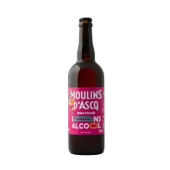 Bière fruitée sans alcool artisanale  Moulin d’Ascq bio