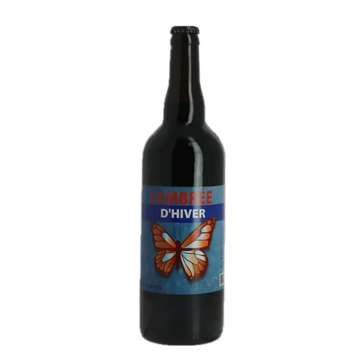 La Bière L'AMBREE D'HIVER 75 cl Brasserie du DETROIT