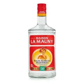 La Mauny Rhum Blanc 50° 1L rhum agricole intense et authentique
