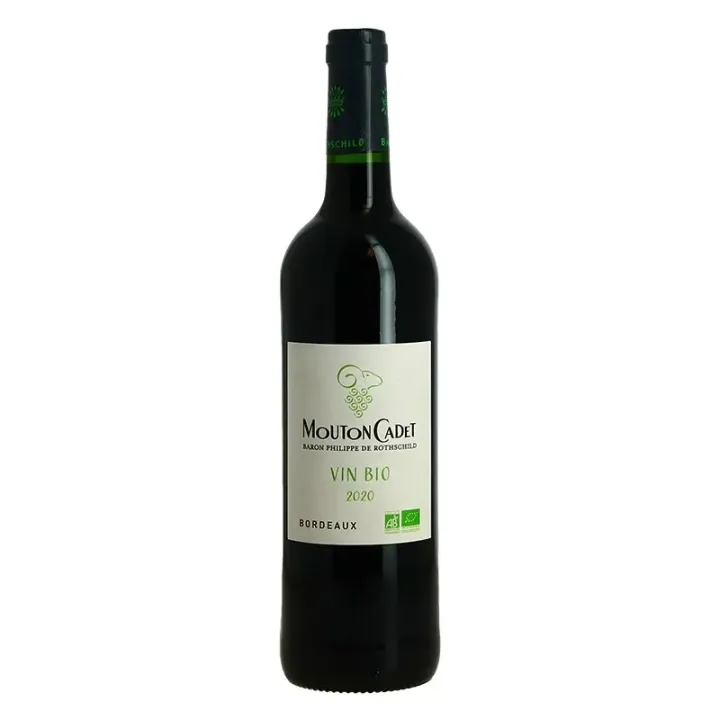 achat de MOUTON CADET BIO Vin Rouge de Bordeaux Biologique 75 cl