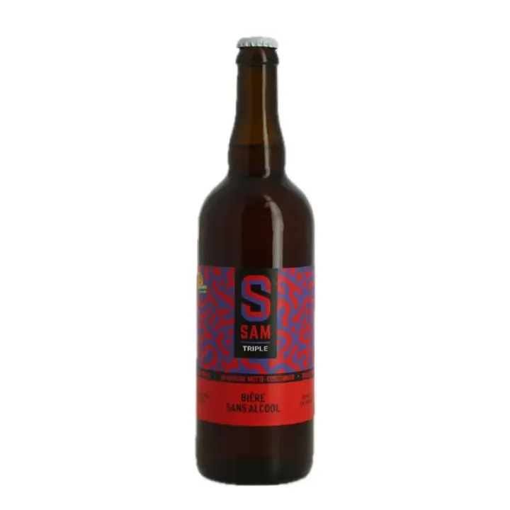 Bière Sans Alcool Triple SAM 75 cl par Motte Cordonnier