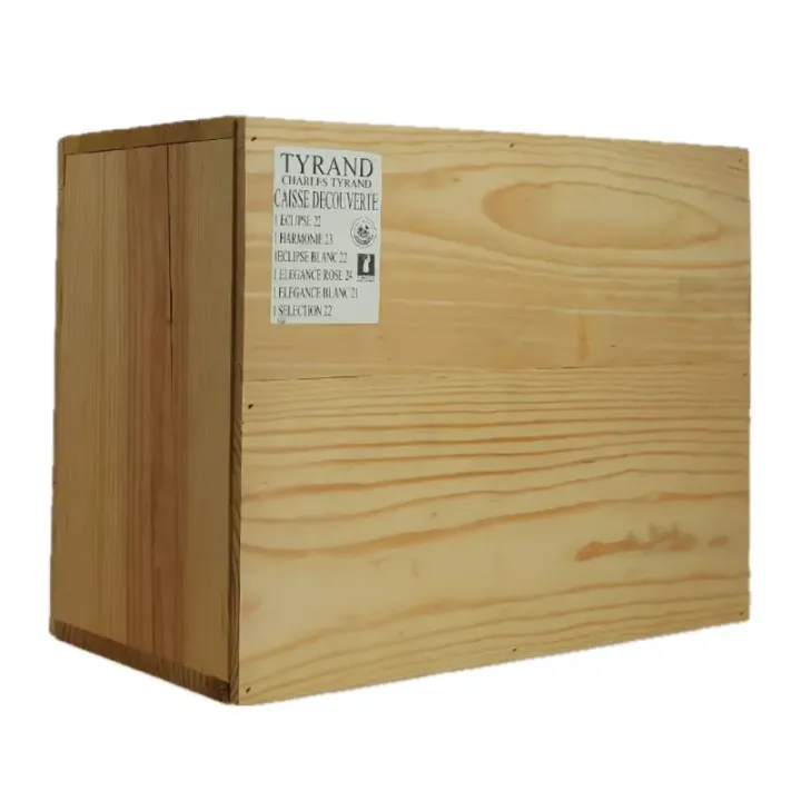 Caisse Bois découverte des Vins de Jean Michel TYRAND 6 x 75 cl