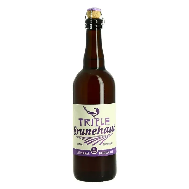 Brunehaut Bière Belge Triple BIO Sans Gluten  75cl
