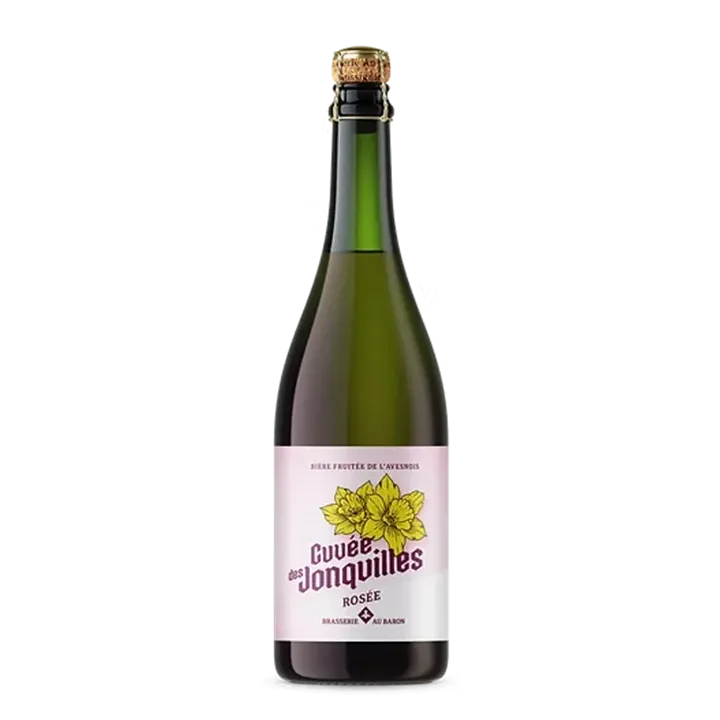 La Jonquille Rosé Bière artisanale de la Brasserie Au Baron