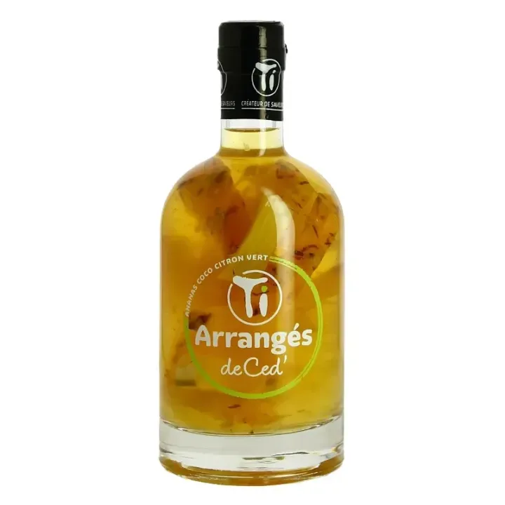 Acheter du rhum arrangé ti ced ananas coco citron vert pas chère