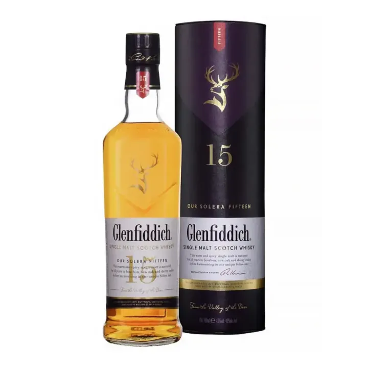 GLENFIDDICH SOLERA RESERVE Solera 15 Ans 70 cl Speyside Single Malt Whisky