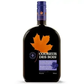 Crème d'érable et bleuet COUREUR DES BOIS 75cl 15°