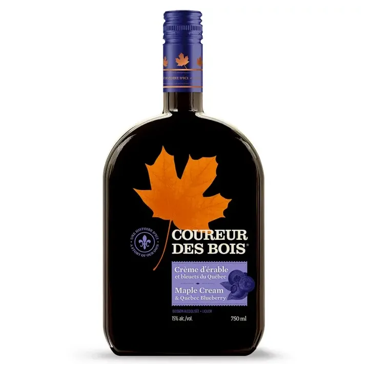 Crème d'érable et bleuet COUREUR DES BOIS 75cl 15°