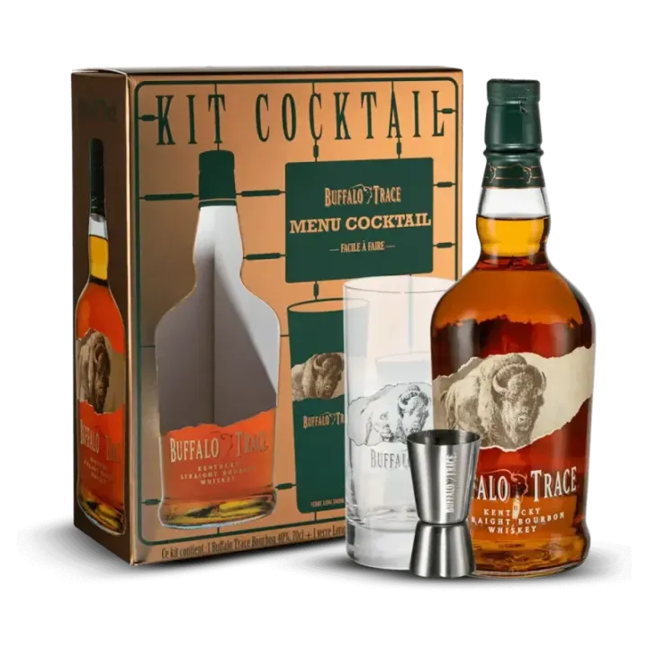 Bourbon BUFFALO TRACE KIT pour COCKTAIL 70 cl