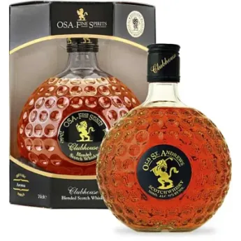 acheter whisky OLD ST ANDREWS Clubhouse Blend Bouteille Balle de Golf