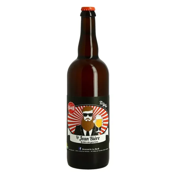 Jean Bière Triple La BarB Bière Triple artisanale 75 cl