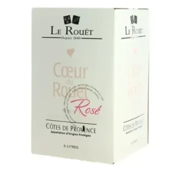 achat côtes de provence rosé Coeur du Rouet BIB de 5 Litres