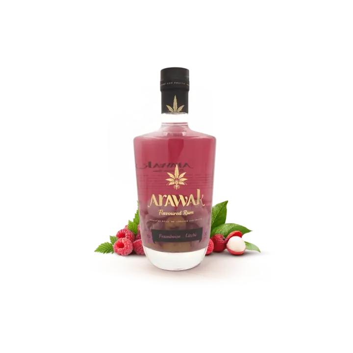 ARAWAK Framboise Litchi 70 cl Rhum Arrangé Fruité & Exotique