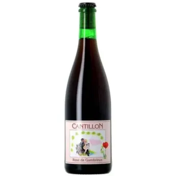 Rosé de Gambrinus Brasserie Cantillon Bière Lambic Artisanale