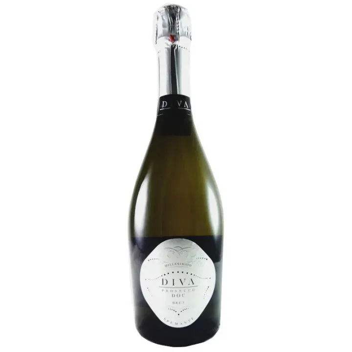 DIVA Prosecco Treviso Brut Vin italien  Effervescent Glera de Vénétie