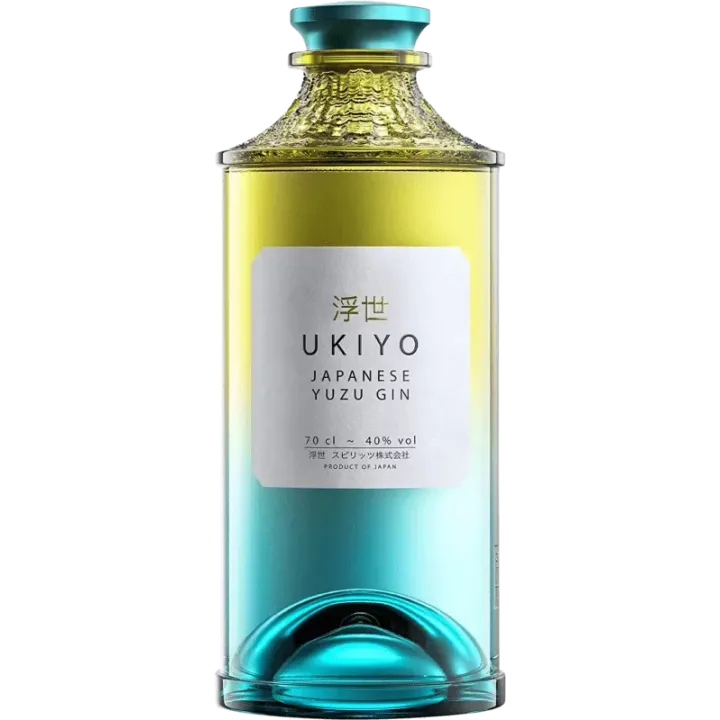 UKIYO Yuzu Gin 70 cl Gin Japonais à base de Yuzu