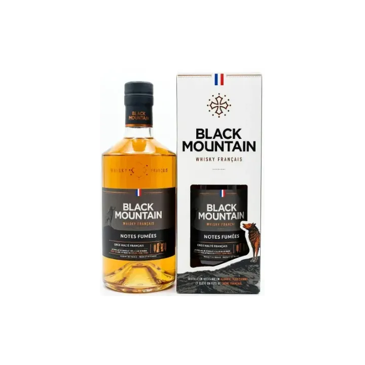 Whisky Black Mountain Notes Fumées Blended Whisky Français 70 cl