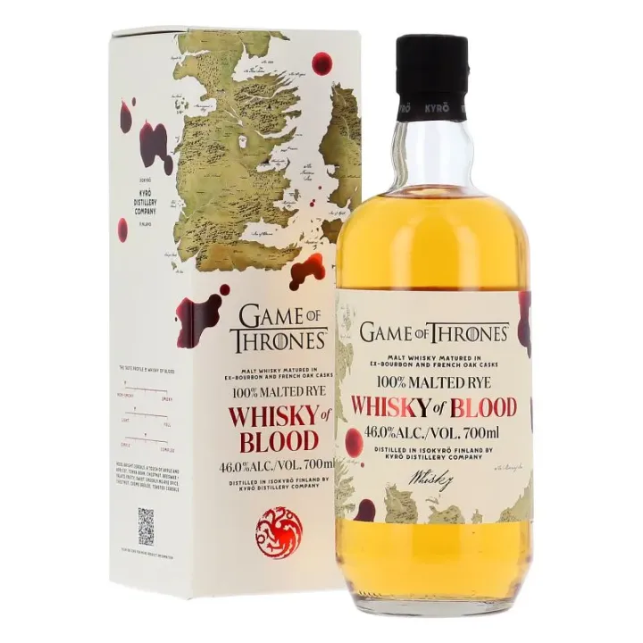 Whisky Kyrö Whisky of Blood Édition Game of Thrones 100 % Rye
