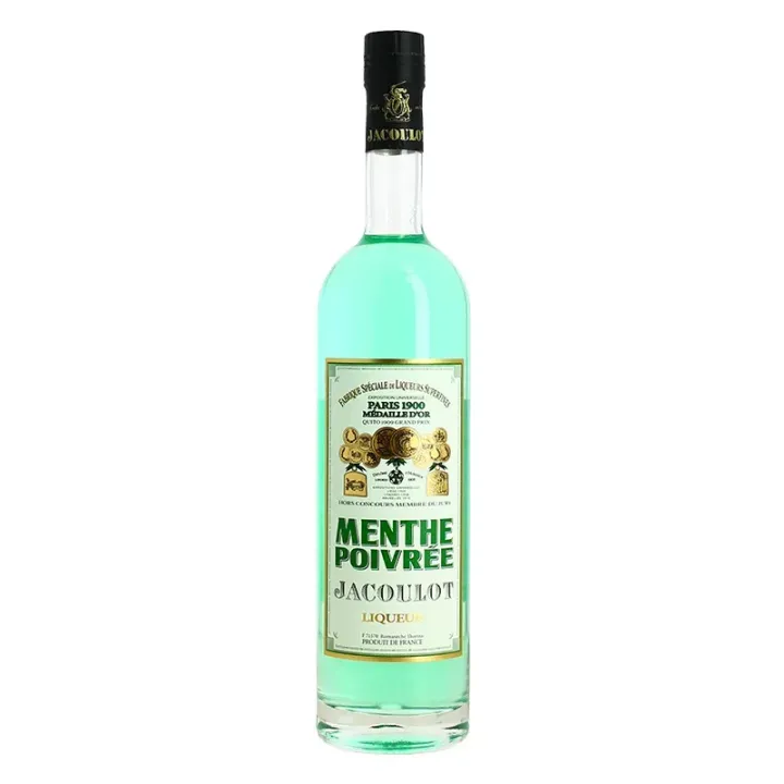 Liqueur de Menthe Poivrée Jacoulot 70 cl Liqueur Artisanale Française