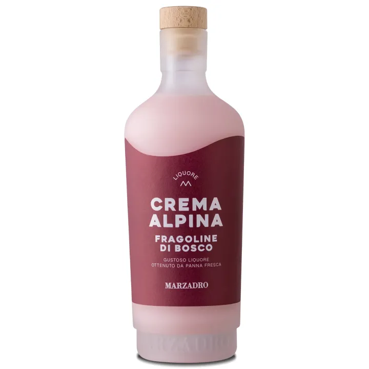 Crema Alpina Fraise des Bois Marzadro Liqueur Crème Premium