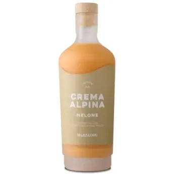 Crema Alpina Melon Marzadro 17° Liqueur Gourmande des Alpes Italiennes
