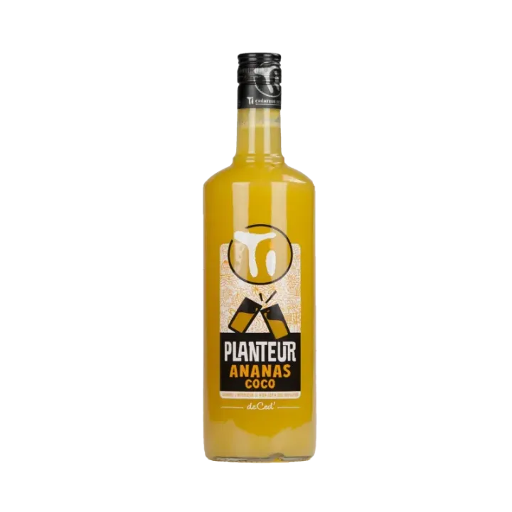 Ti Ced Planteur Ananas Coco 1 L Cocktail Exotique Prêt à Déguster