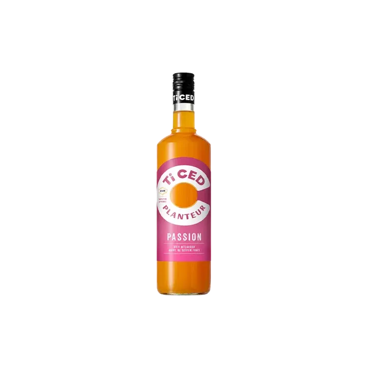 Ti Ced Planteur Passion 1 L Cocktail Exotique Prêt à Déguster