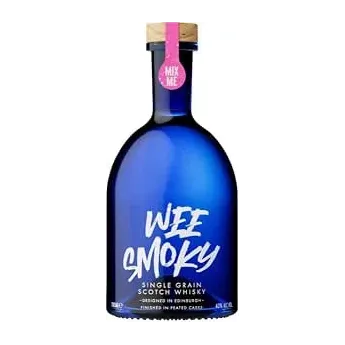 Wee Smoky 70 cl Single Grain Scotch Whisky Légèrement Tourbé et Fumé