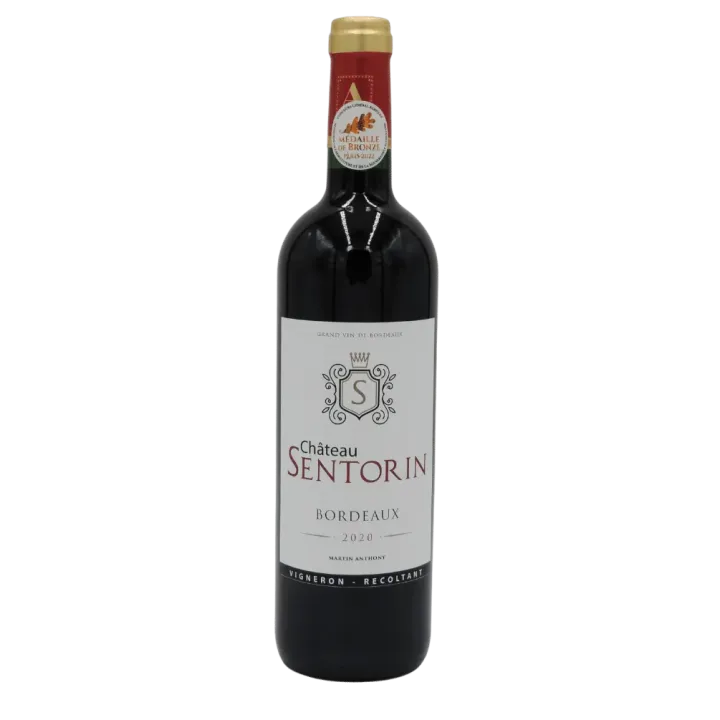 Château Sentorin 2020 Bordeaux Rouge Concours Général Agricole de Paris 2022