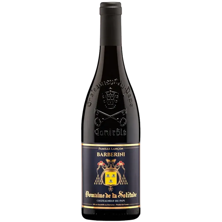 Découvrez le BARBERINI Châteauneuf-du-Pape Rouge 2024 du Domaine de la Solitude. Un grand vin bio élaboré à partir de 60 % Grena