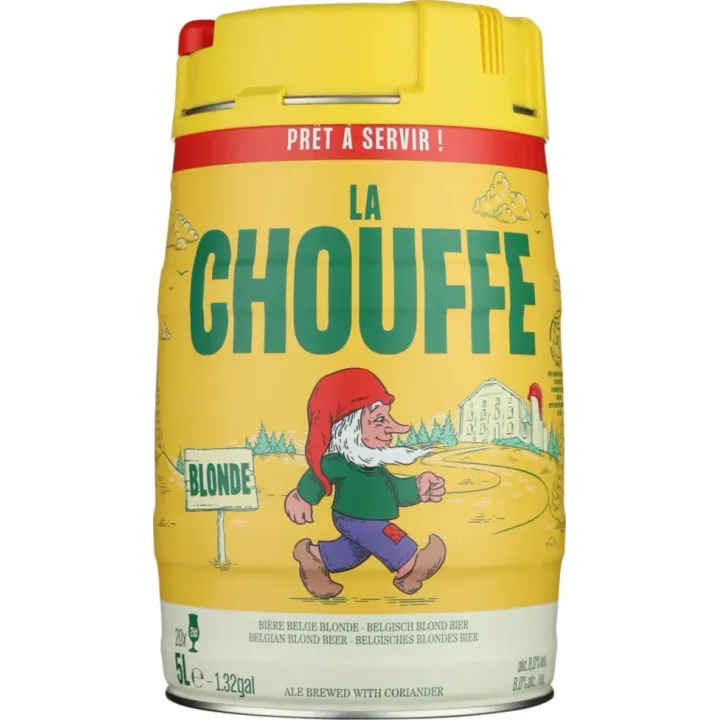 La Chouffe Blonde Fût 5 L Authentique Bière Belge
