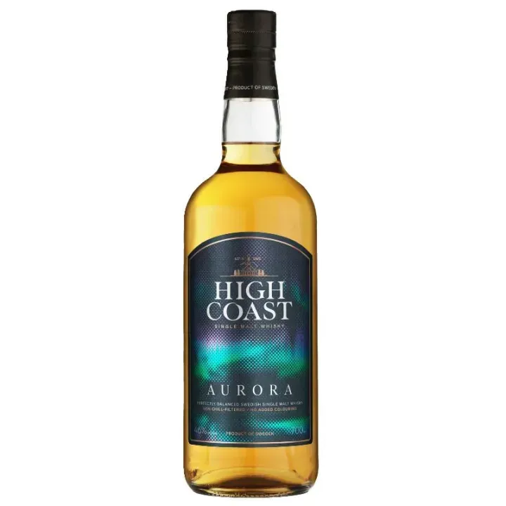 Whisky High Coast Aurora Single Malt Suédois 46 % 70 cl
