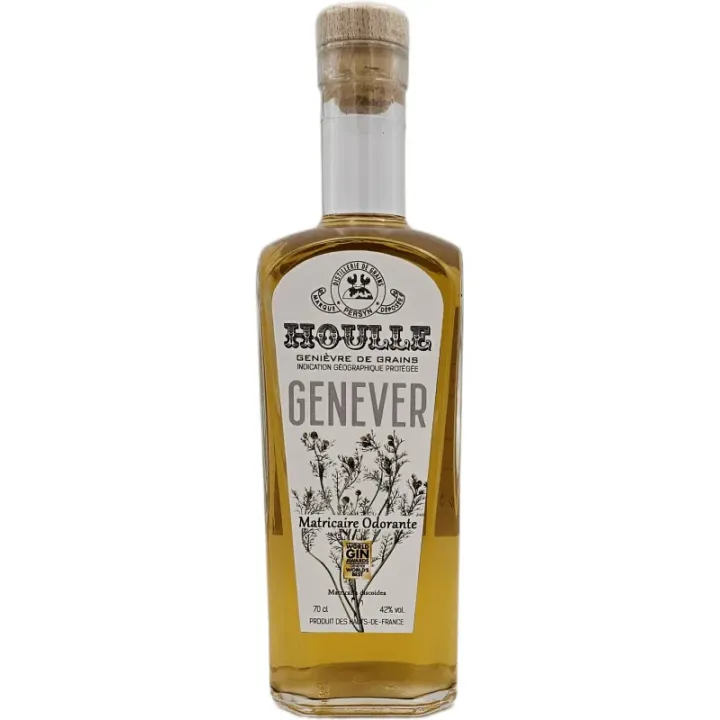 Houlle Gin BOTANIQUE Matricaire Odorante 42° 70 cl Distillerie Persyn à Houlle